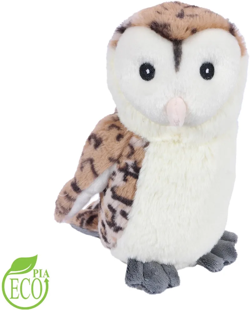 Pluche knuffeldier - Uil ECO 18 cm by Pia Soft Toys in Brown – product photo
