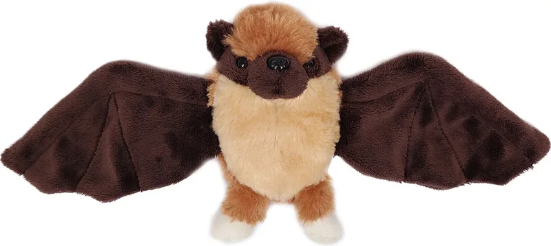 Pluche Knuffeldier - Vleermuis 10 cm by Pia Soft Toys in Beige – product photo