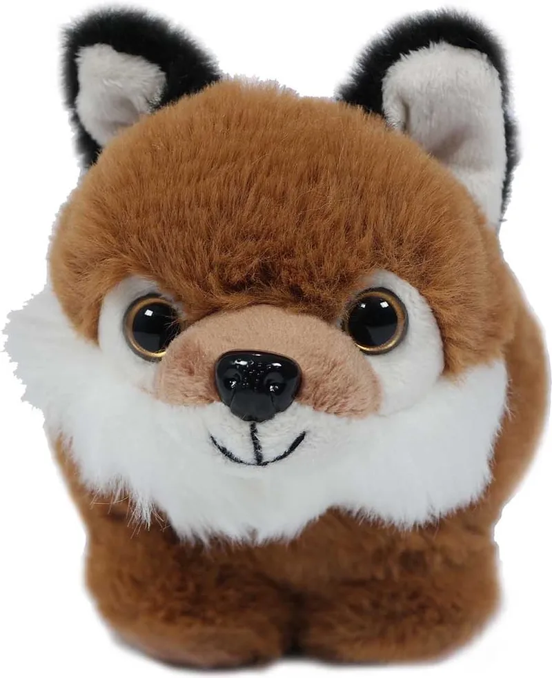 Pluche Knuffeldier - Vos in balvorm - 15 cm by Pia Soft Toys in Brown – product photo
