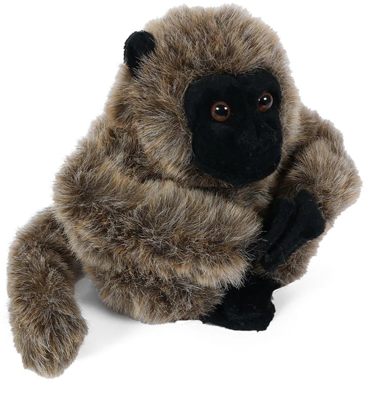Pluche Knuffeldier - Wolaap - 19 cm van Pia Soft Toys in Donderbruin – productfoto