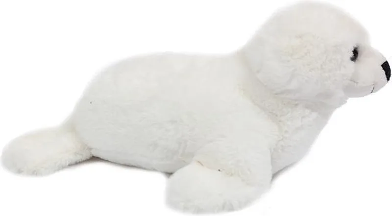 Pluche Knuffeldier - Zeehond - 31 cm van Pia Soft Toys in Wit – productfoto
