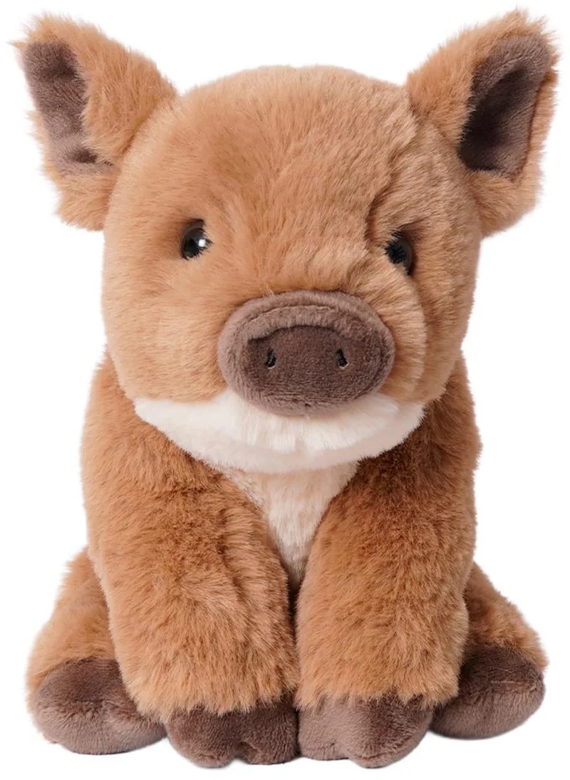 Pluche Knuffeldier - Zwijn 16 cm by Pia Soft Toys in Brown – product photo