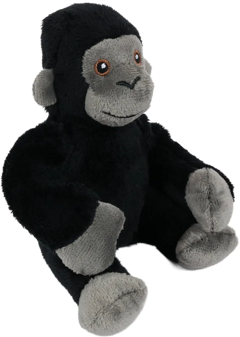 Pluche Knuffledier - Gorilla - 13 cm van Pia Soft Toys in Zwart – productfoto