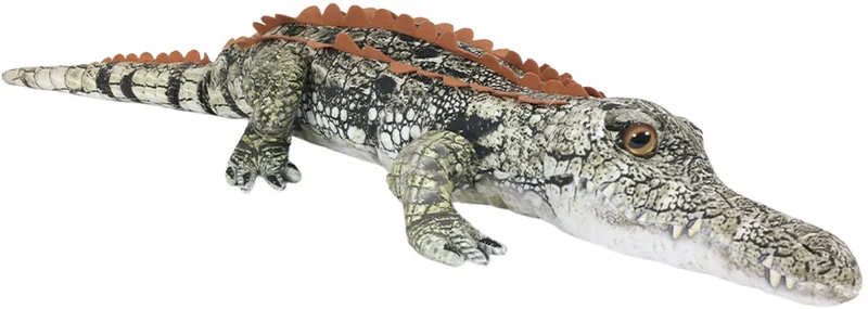 Pluche Krokodil Knuffeldier - 100 cm van Pia Soft Toys in Groen – productfoto