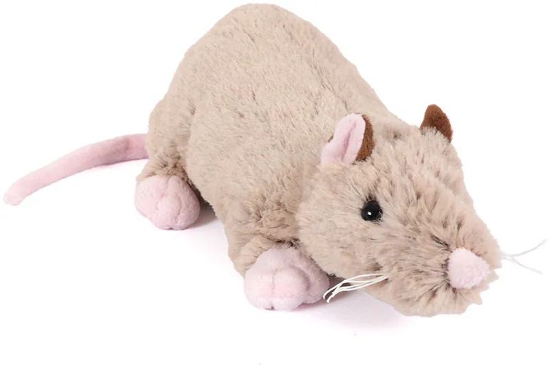 Pluche rat knuffel - bruin - 22 cm - ratten - Dieren - Speelgoed från Pia Soft Toys i Flerfärgad – produktbild