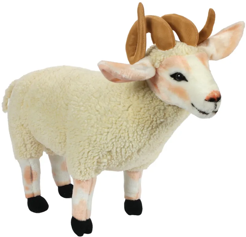 Pluche Schaap - staand - 60 cm by Pia Soft Toys in White – product photo