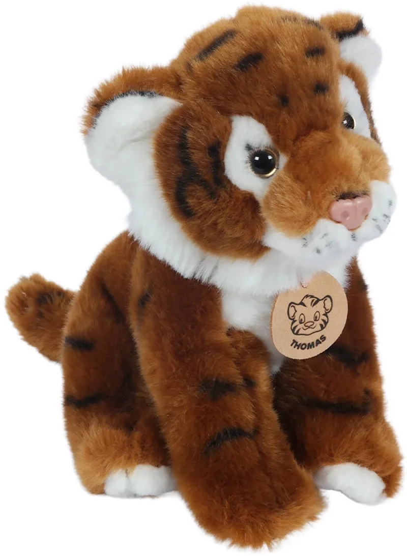Pluche Tijger (Thomas) Knuffel - bruin - 20 cm van Pia Soft Toys in Bruin, Zwart – productfoto
