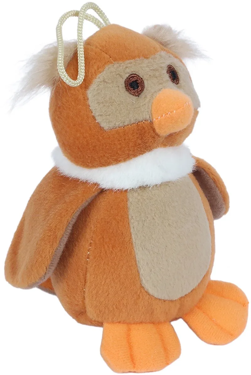 Pluche Uil Knuffel - 13 cm van Pia Soft Toys in Beige – productfoto