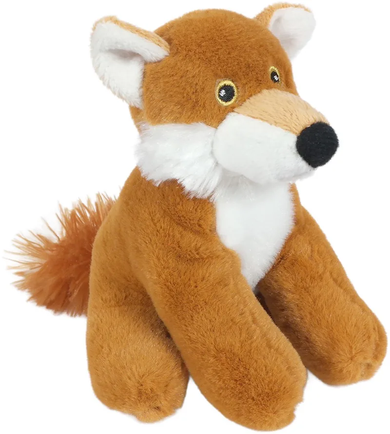 Pluche Vos Knuffel - Zittend - 12 cm van Pia Soft Toys in Oranje – productfoto