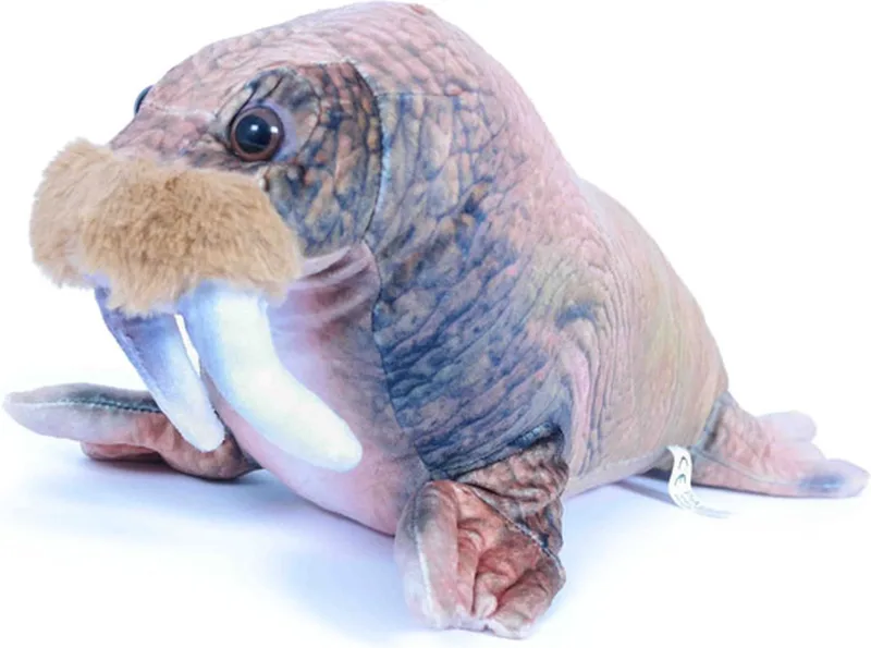 Pluche Walrus - 40 cm van Pia Soft Toys in Bruin – productfoto