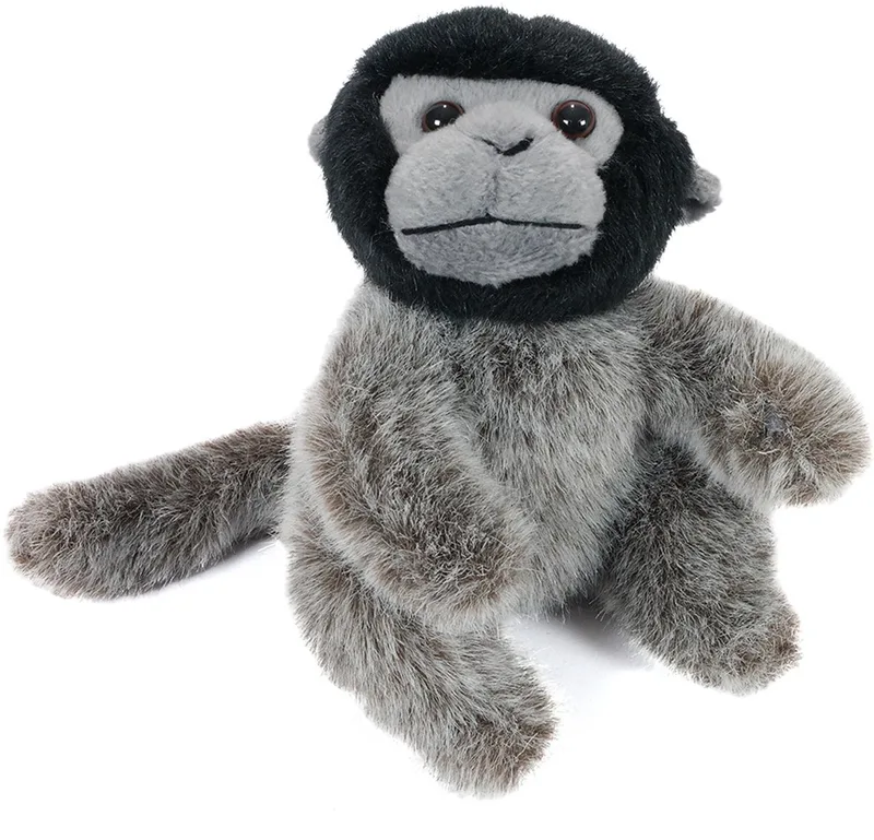 Pluche Wolaap Knuffel - grijs/zwart - 15 cm van Pia Soft Toys in Grijs – productfoto