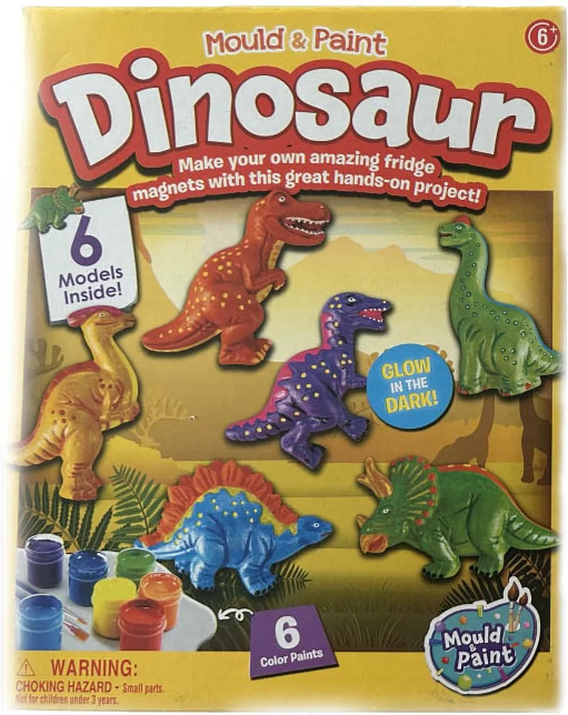 Schilderset dinosaurussen 21,5 cm x 17 cm x 5,5 cm de Pia Soft Toys – photo produit
