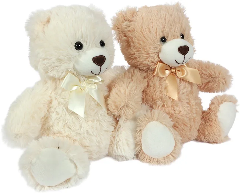Set van 2 Pluche Beren Knuffels - 2 ass. - 25 cm by Pia Soft Toys in Brown – product photo