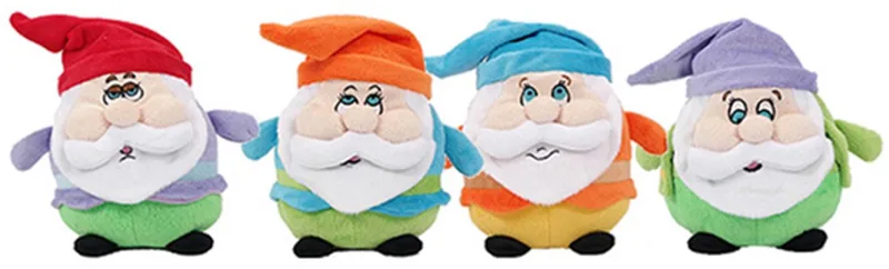 Set van 4 Pluche Dwerg knuffels - 4 ass. - 14 cm by Pia Soft Toys in Blue – product photo