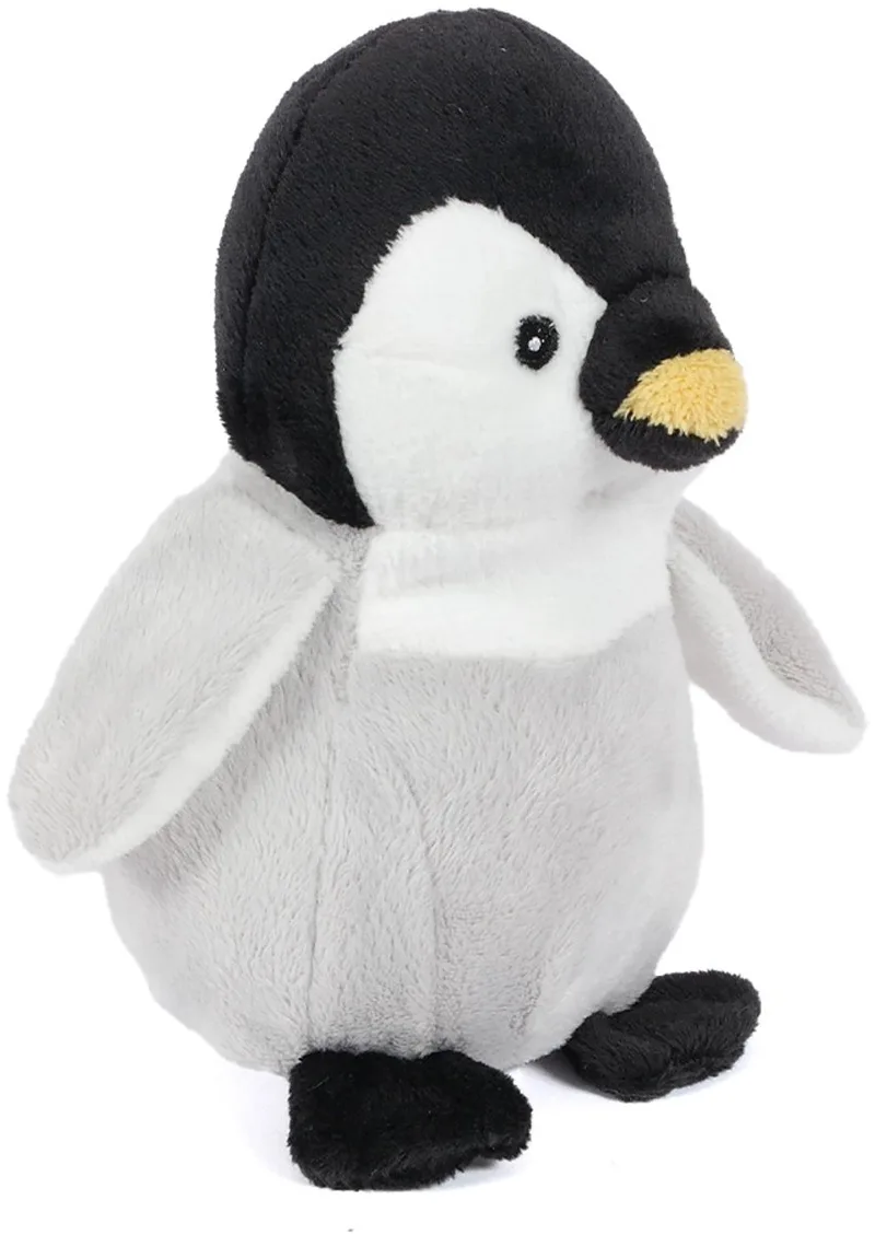 Soft Pluche Knuffeldier Pinguin baby - 15 cm van Pia Soft Toys in Zwart – productfoto