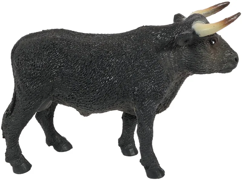 Speelfiguur Stier - 9 cm by Pia Soft Toys in Black – product photo