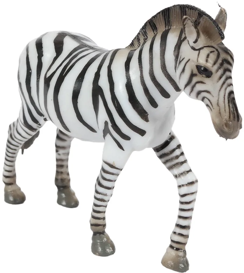 Speelfiguur Zebra - 9 cm by Pia Soft Toys in Black – product photo