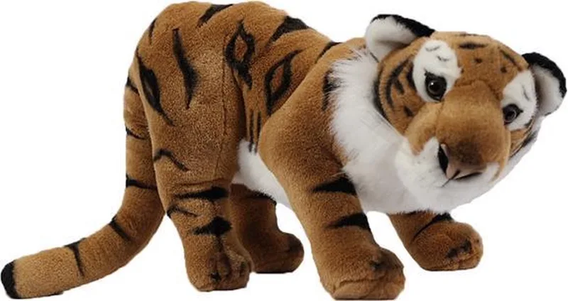 Tijger staand voorpoten gezakt 45 cm by Pia Soft Toys in Brown – product photo