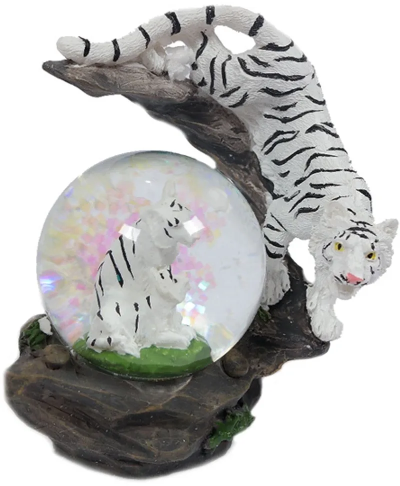 Tijger waterbal - 45 mm by Pia Soft Toys in White – product photo