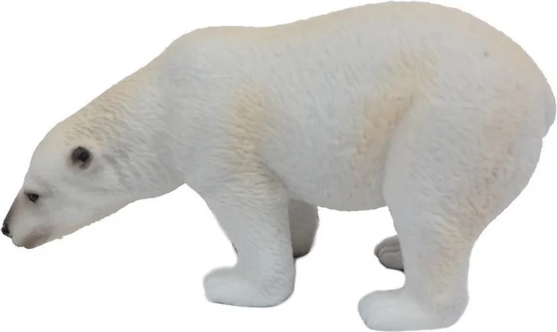 Witte plastic ijsbeer 11 cm by Pia Soft Toys in White – product photo