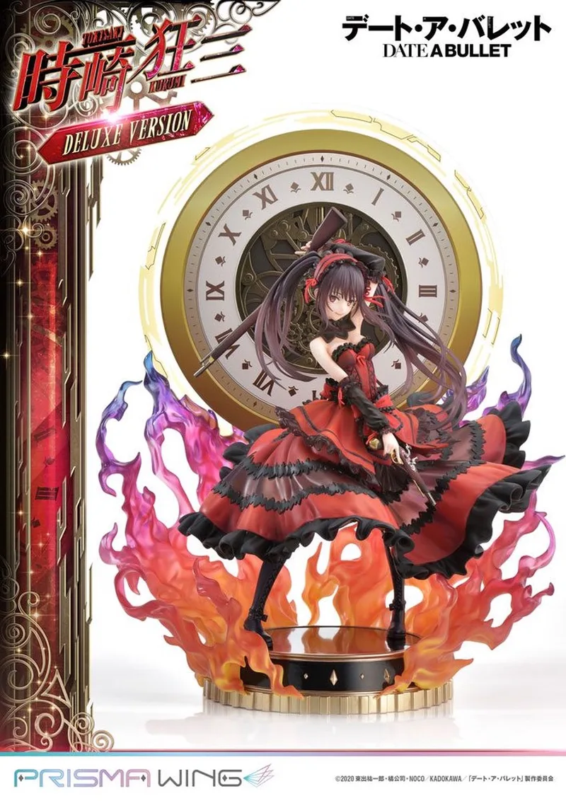 Date A Live Fragment: Date A Bullet Prisma Wing PVC Statue 1/7 Kurumi Tokisaki Deluxe Version 37 cm Beeld van Prime 1 Studio in Meerkleurig – productfoto