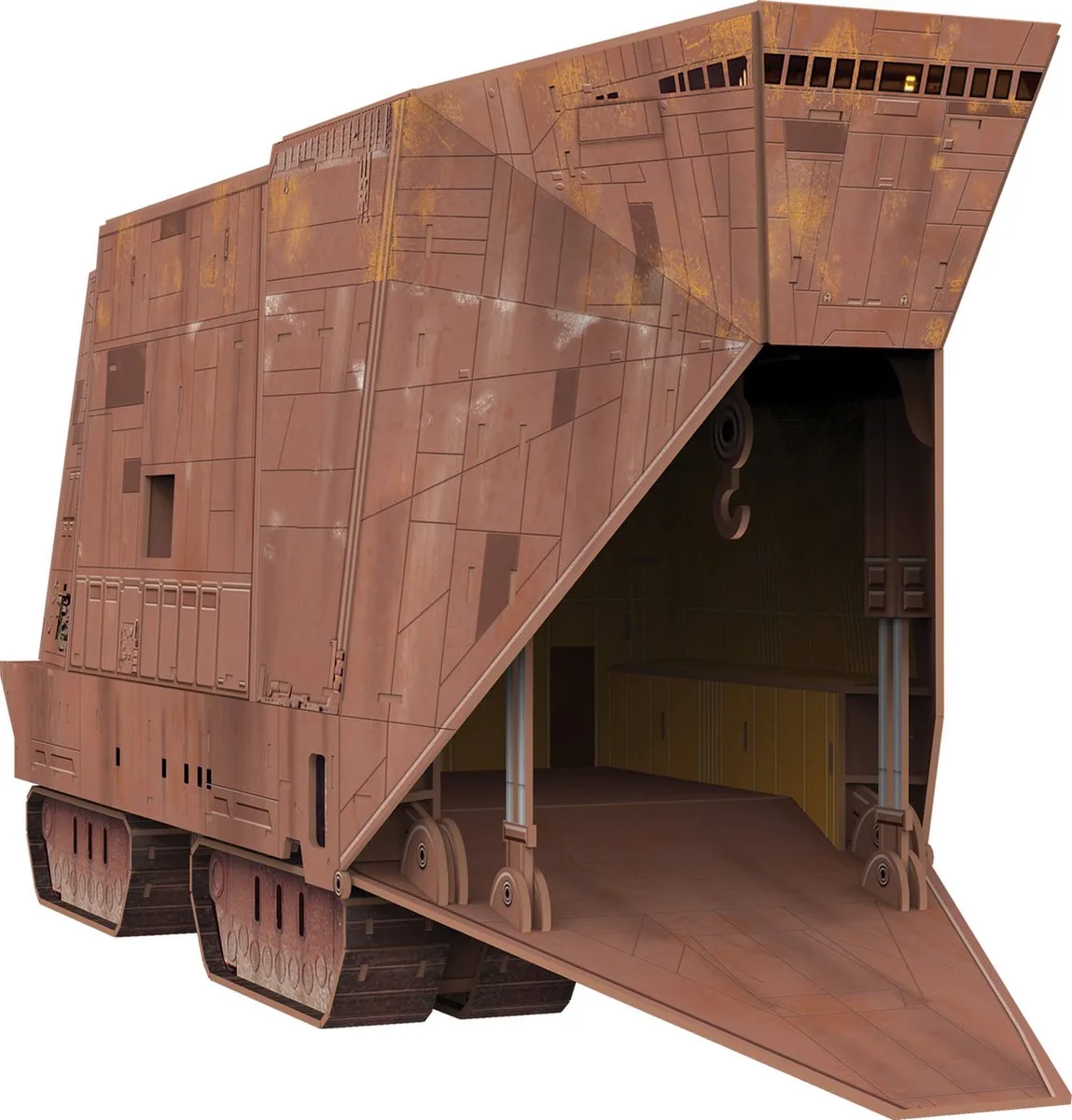 Modelbouwpakket - 00324 The Mandalorian - SANDCRAWLER Karton - 1:78 - Modelbouw van Revell in Crème – productfoto