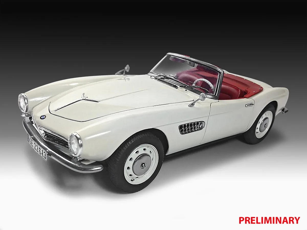 Modelbouwpakket Auto - 05617 BMW 507 Cabrio - 70 Years - Duitse Auto - Geschenkset Plastic - 1:24 - Modelbouw van Revell in Meerkleurig – productfoto
