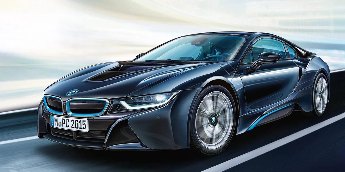 Modelbouwpakket Auto - 07008 BMW i8 Plastic - 1:24 - Modelbouw van Revell in Meerkleurig – productfoto