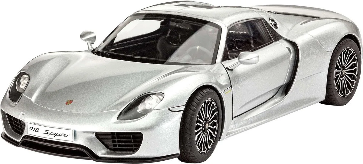 Modelbouwpakket Auto - 07026 Porsche 918 Spyder Plastic - 1:24 - Modelbouw de Revell en Multicolore – photo produit