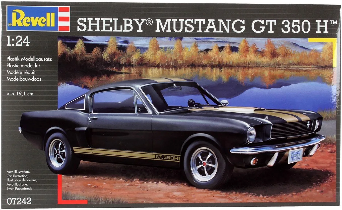 Modelbouwpakket Auto - 07242 Shelby Mustang GT 350 H Plastic - 1:24 - Modelbouw van Revell in Meerkleurig – productfoto