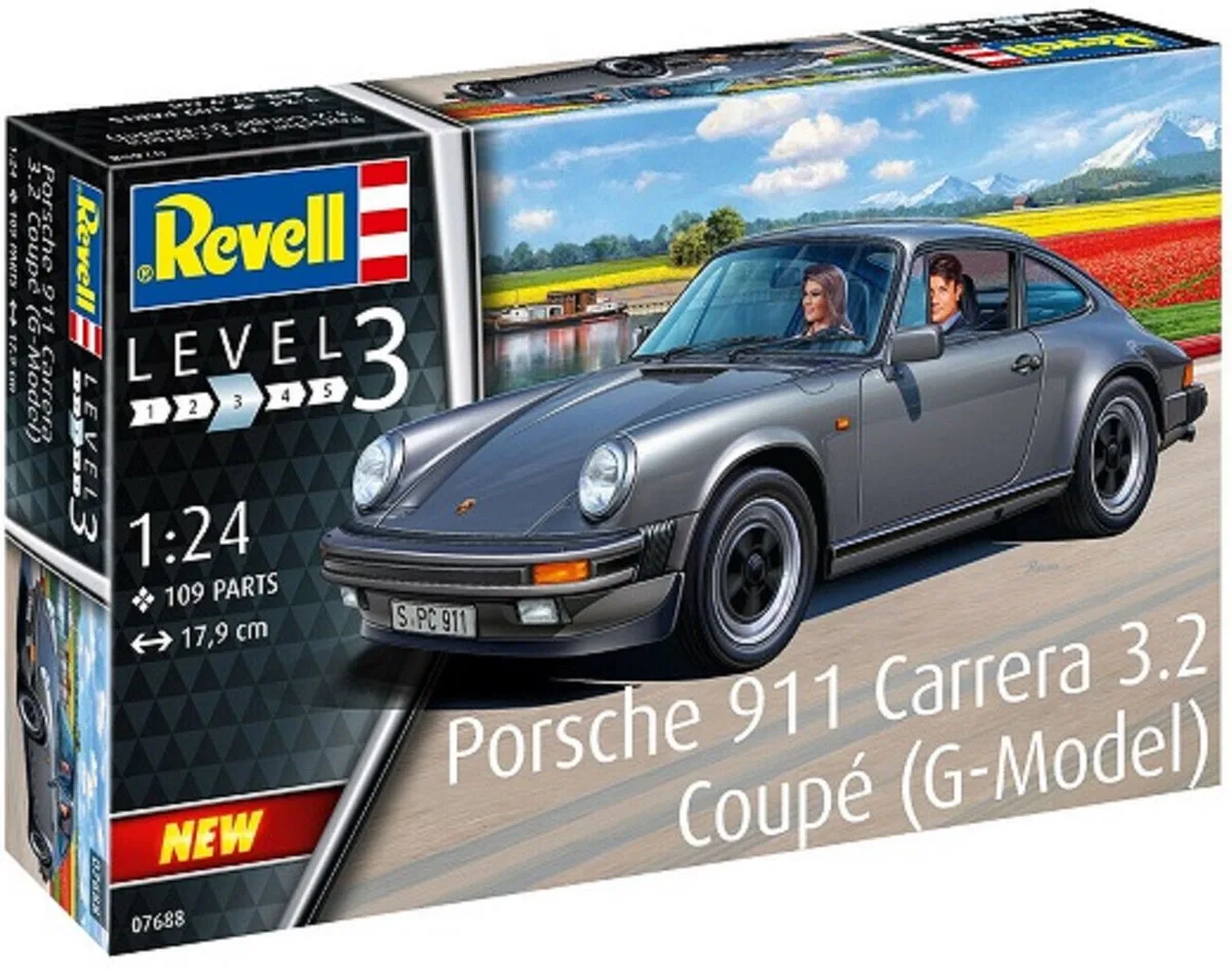 Modelbouwpakket Auto - 07688 Porsche 911 G Model Coupé Car Plastic - 1:24 - Modelbouw de Revell en Multicolore – photo produit