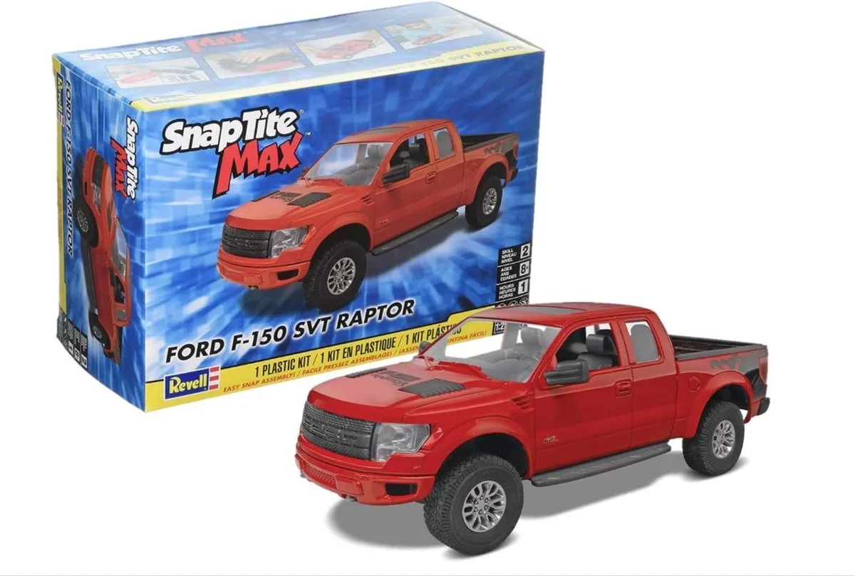 Modelbouwpakket Auto - 11233 2013 Ford Raptor - Snap Tite Kit Plastic - 1:25 - Modelbouw de Revell en Multicolore – photo produit