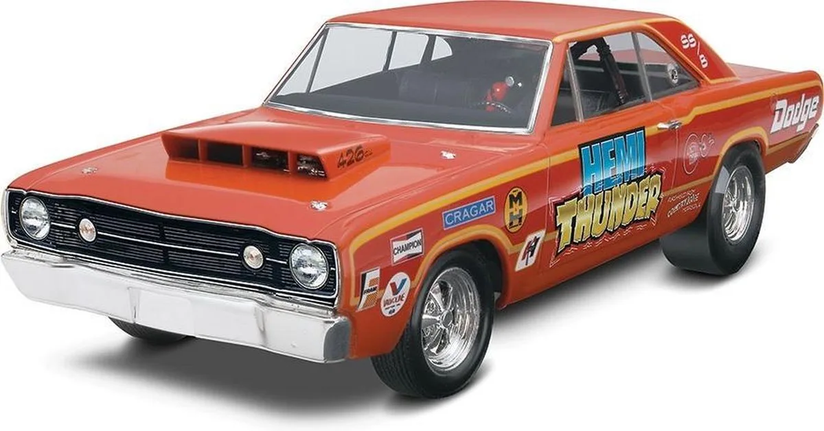 Modelbouwpakket Auto - 14217 1968 Hemi Dart Car - 2 n1 Plastic - 1:25 - Modelbouw de Revell en Multicolore – photo produit