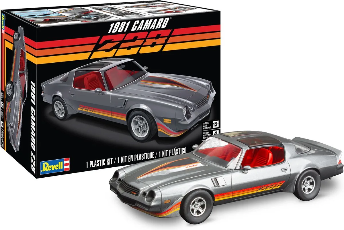 Modelbouwpakket Auto - 14526 1981 Z-28 Camaro Car Plastic - 1:25 - Modelbouw van Revell in Meerkleurig – productfoto