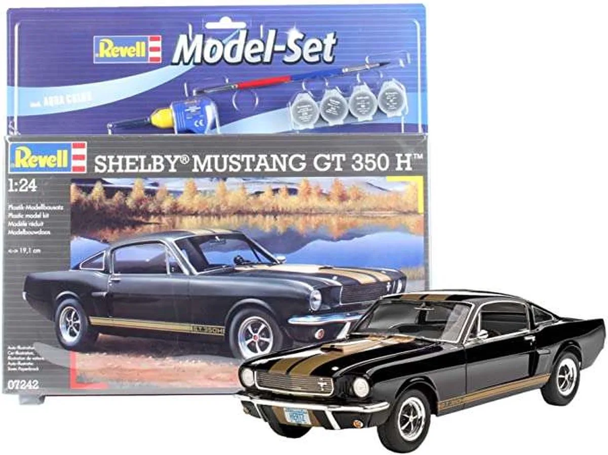 Modelbouwpakket Auto - 67242 Shelby Mustang GT 350 H Car - Model Set Plastic - 1:24 - Modelbouw van Revell in Meerkleurig – productfoto