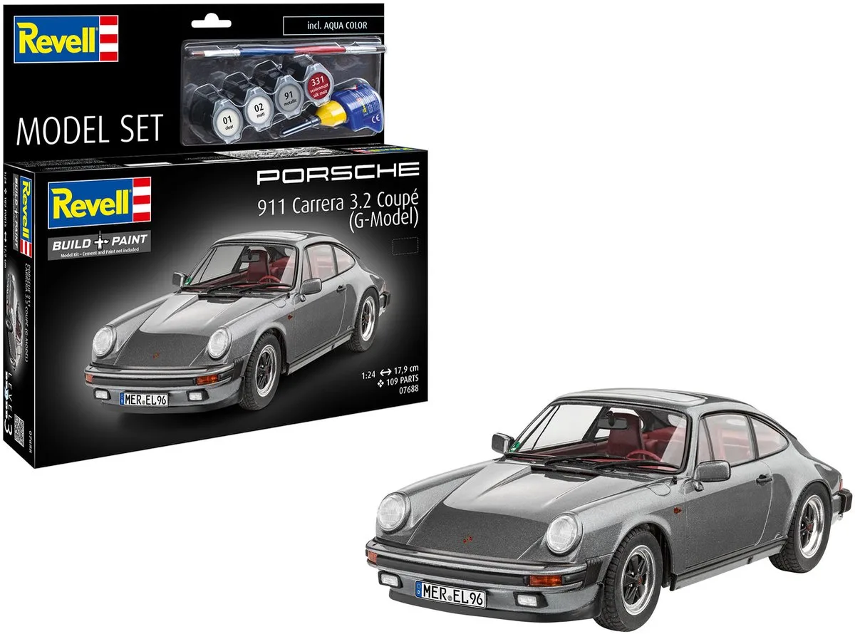 Modelbouwpakket Auto - 67688 Porsche 911 G Model Coupé Car - Model Set Plastic - 1:24 - Modelbouw van Revell in Meerkleurig – productfoto