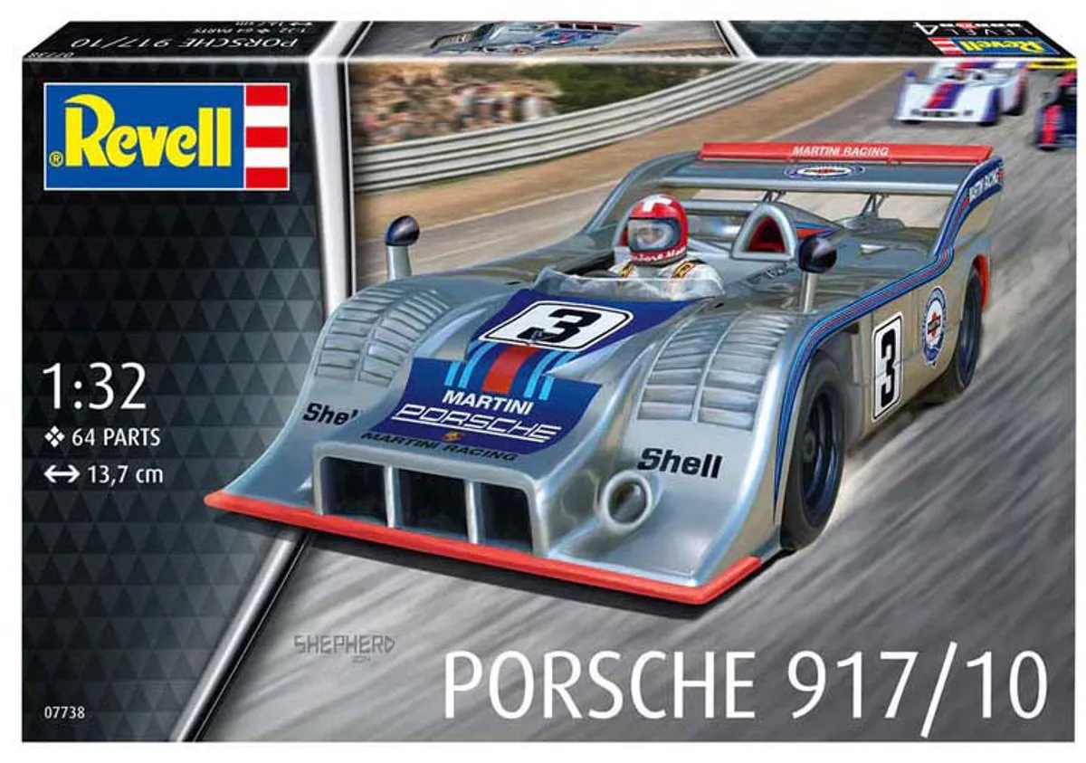 Modelbouwpakket Auto - 67738 Porsche 917/10 - Rauto - Model Set Plastic - 1:32 - Modelbouw van Revell in Meerkleurig – productfoto