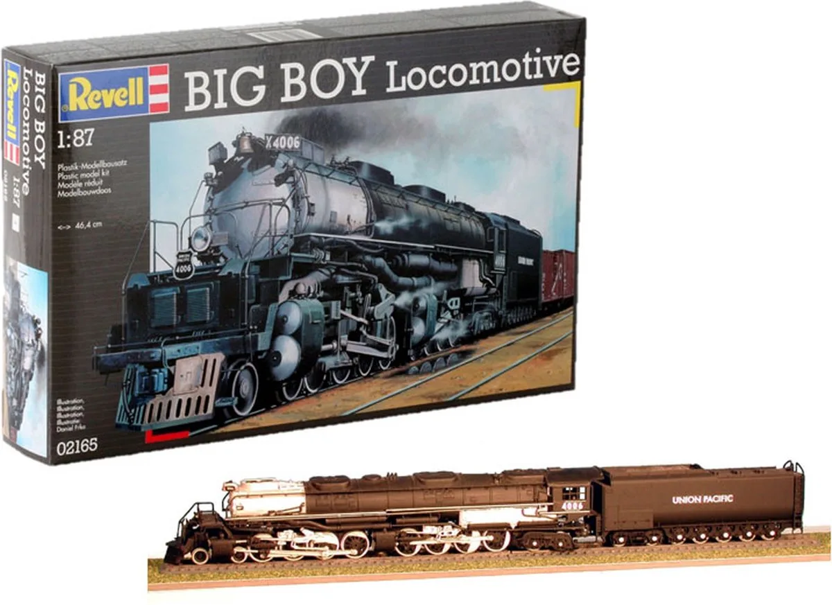 Modelbouwpakket Militaire voertuigen - 02165 Big Boy Locomotive Plastic - 1:87 - Modelbouw van Revell in Meerkleurig – productfoto