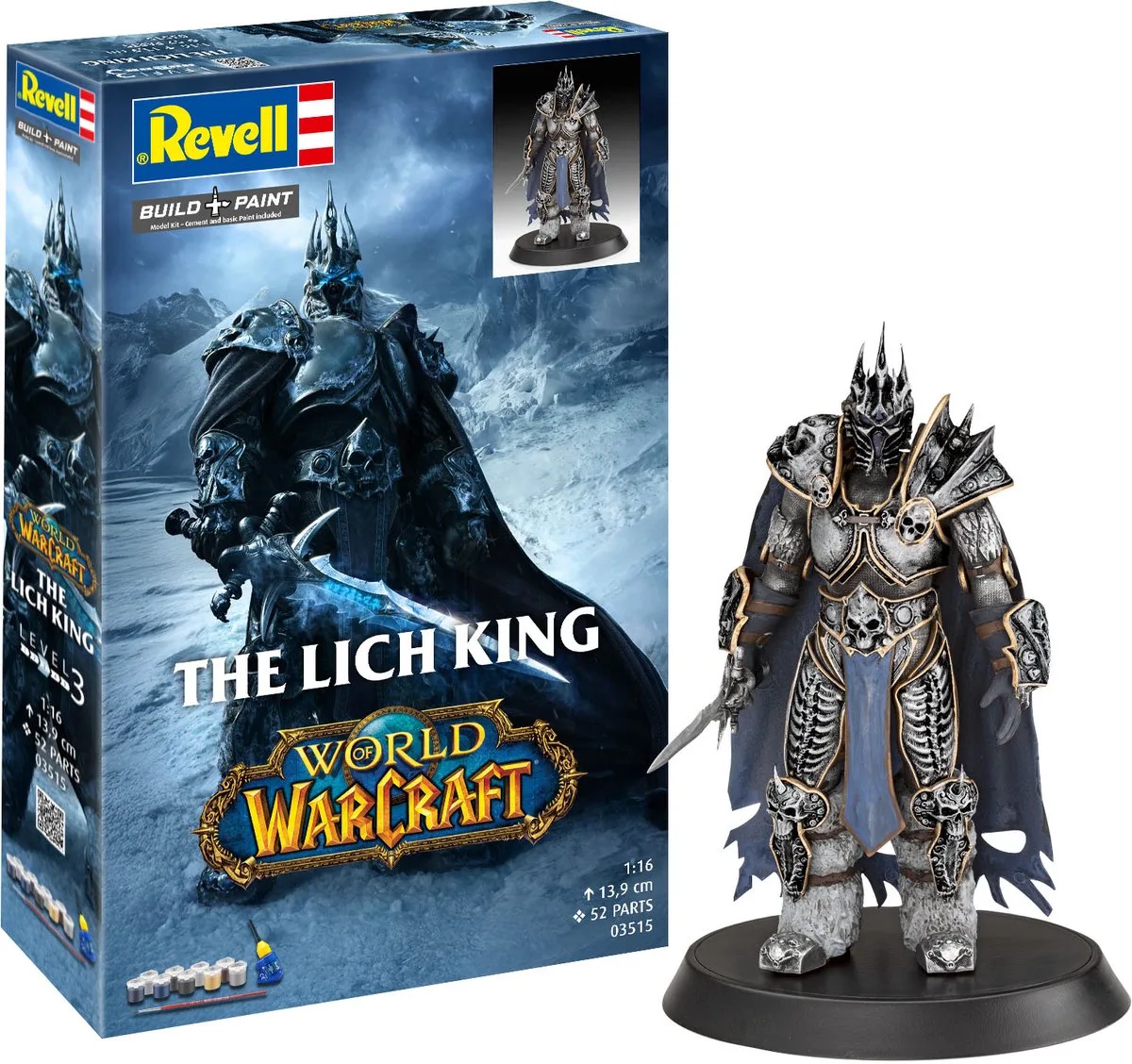 Modelbouwpakket Militaire voertuigen - 03515 The Lich King - World of Warcraft - Figuur - Geschenkset Plastic - 1:16 - Modelbouw de Revell en Multicolore – photo produit