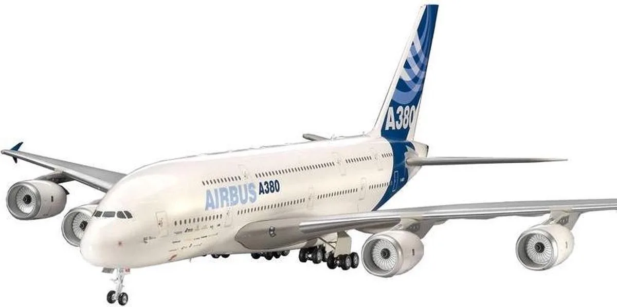 Modelbouwpakket Militaire voertuigen - 04218 Airbus A 380 Design New livery First Flight Plastic - 1:144 - Modelbouw van Revell in Meerkleurig – productfoto