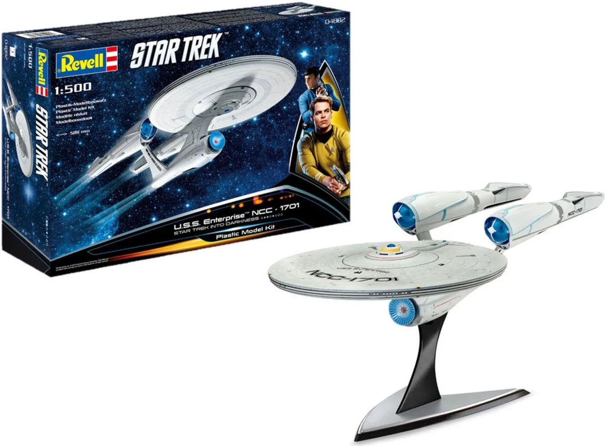 Modelbouwpakket Militaire voertuigen - 04882 U.S.S. Enterprise NCC-1701 - INTO DARKNESS Plastic - 1:500 - Modelbouw van Revell in Meerkleurig – productfoto