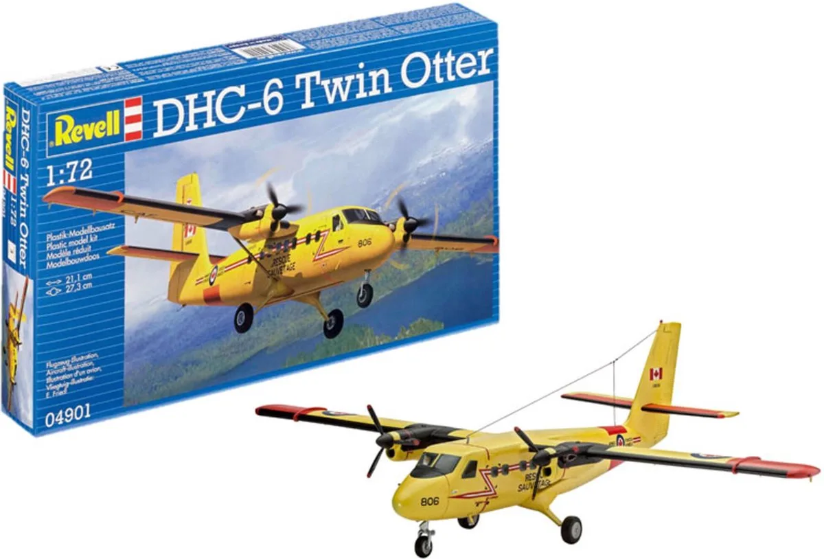 Modelbouwpakket Militaire voertuigen - 04901 DHC-6 Twin Otter Plastic - 1:72 - Modelbouw van Revell in Meerkleurig – productfoto