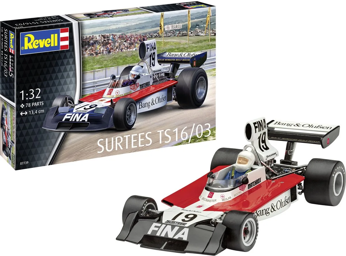 Modelbouwpakket Militaire voertuigen - 07739 Surtees TS16/03 - Britse Formule 1 auto Plastic - 1:32 - Modelbouw van Revell in Meerkleurig – productfoto