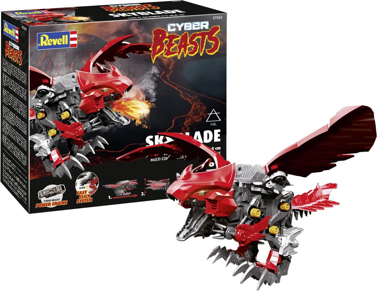 Modelbouwpakket Militaire voertuigen - 07850 CyberBeasts - SkyBlade - 30cm - in Kleur - Easy Click Systeem Plastic - 1:35 - Modelbouw de Revell en Multicolore – photo produit