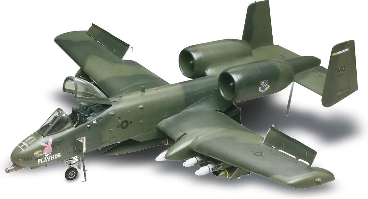 Modelbouwpakket Militaire voertuigen - 15521 A-10 Warthog Plastic - 1:48 - Modelbouw van Revell in Meerkleurig – productfoto