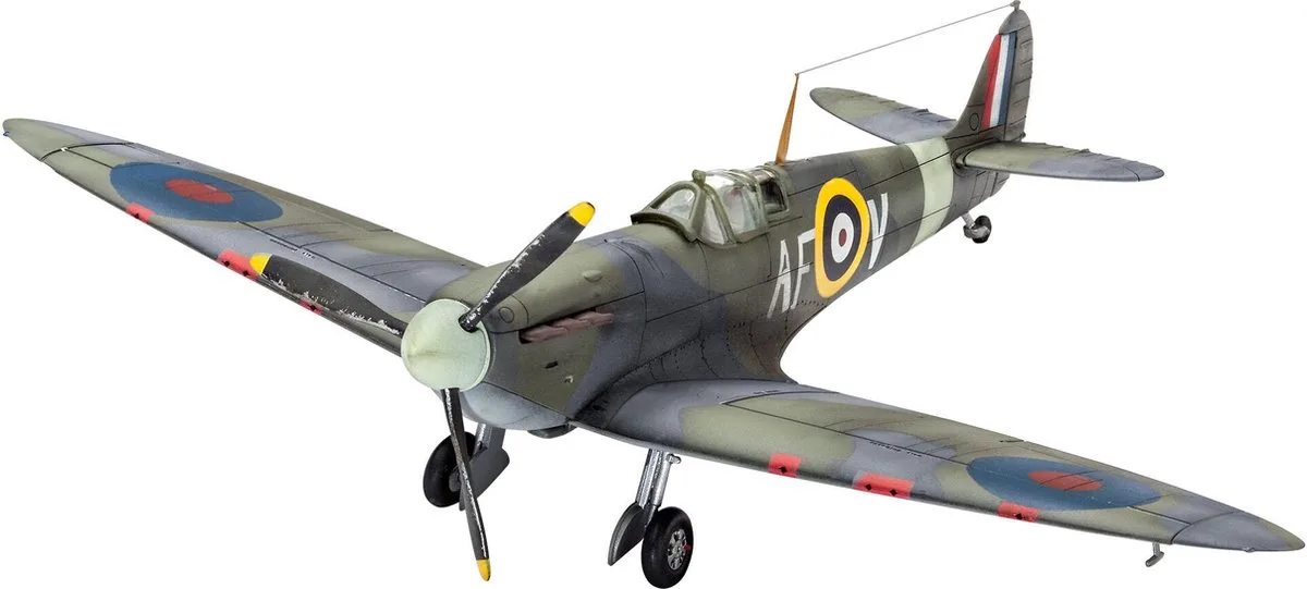 Modelbouwpakket Militaire voertuigen - 63953 Spitfire Mk IIa Model - Model Set Plastic - 1:72 - Modelbouw van Revell in Meerkleurig – productfoto