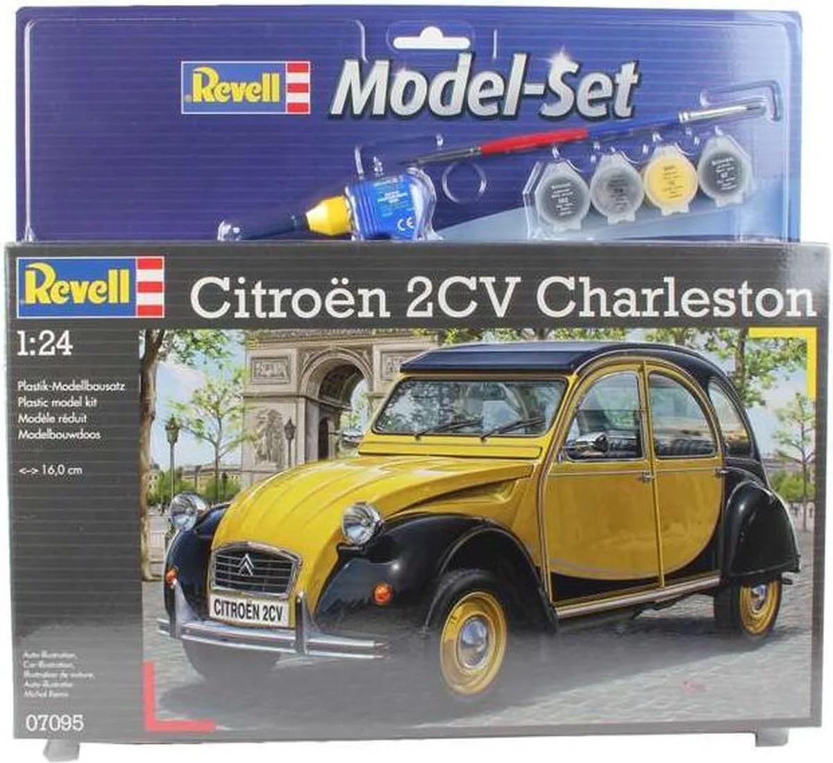 Modelbouwpakket Militaire voertuigen - 67095 Citroen 2CV - Model Set Plastic - 1:24 - Modelbouw van Revell in Meerkleurig – productfoto