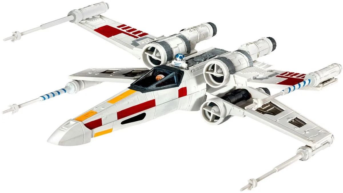 Modelbouwpakket Ruimtevaart - 03601 Star Wars X-Wing Fighter Plastic - 1:112 - Modelbouw van Revell in Meerkleurig – productfoto