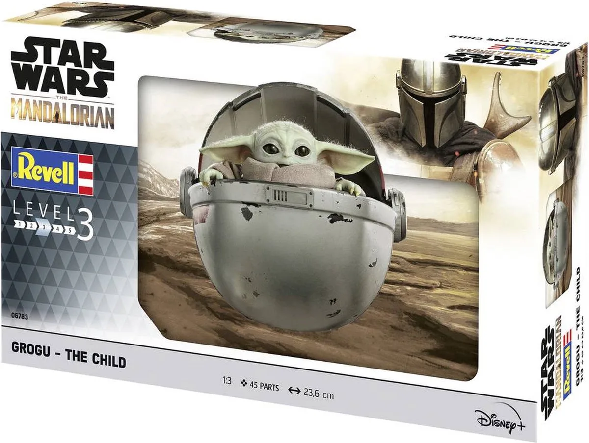 Modelbouwpakket Ruimtevaart - 06783 Star Wars - The Mandalorian: The Child Plastic - 1:3 - Modelbouw van Revell in Meerkleurig – productfoto