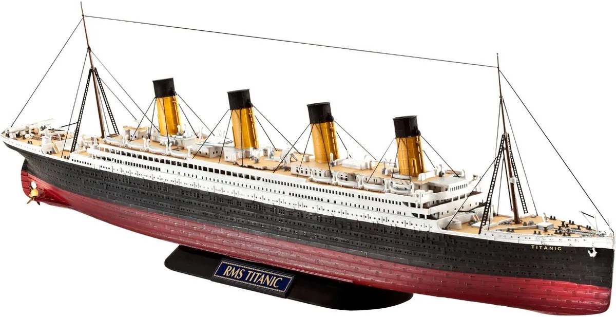 Modelbouwpakket Schepen - 05210 R.M.S. Titanic Plastic - 1:700 - Modelbouw van Revell in Meerkleurig – productfoto
